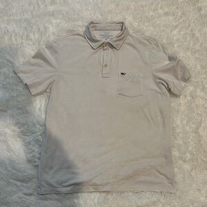 Vineyard Vines White Polo Shirt Classic Style